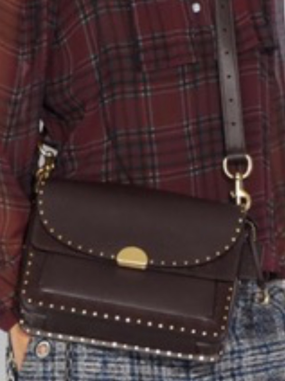 Coach dreamer handbag with rivets - Picture 8 of 8